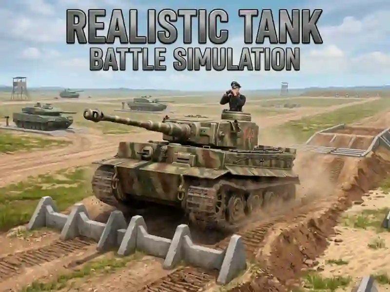 Игра Realistic Tank Battle Simulation онлајн