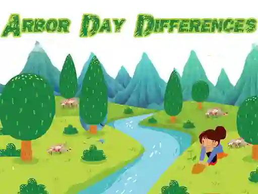 Игра Arbor Day Differences онлајн