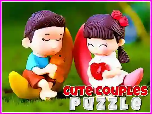 Игра Cute Couples Puzzle онлајн