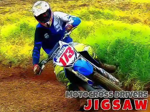 Игра Motocross Drivers Jigsaw онлајн