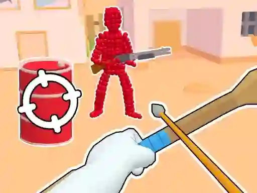 Игра Stickman Archer: Shooting Arrows at Reds онлајн