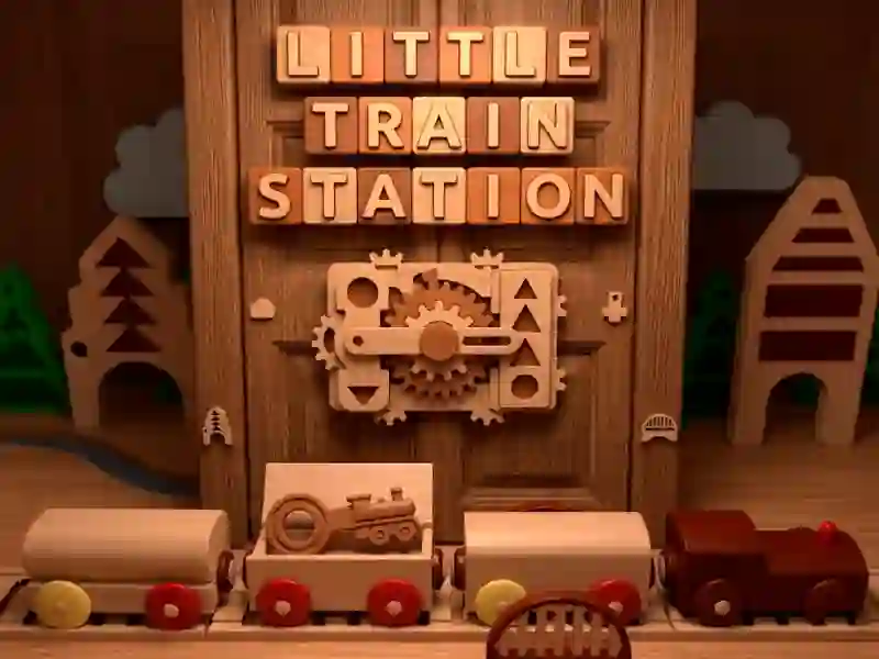 Игра Little Train Station онлајн