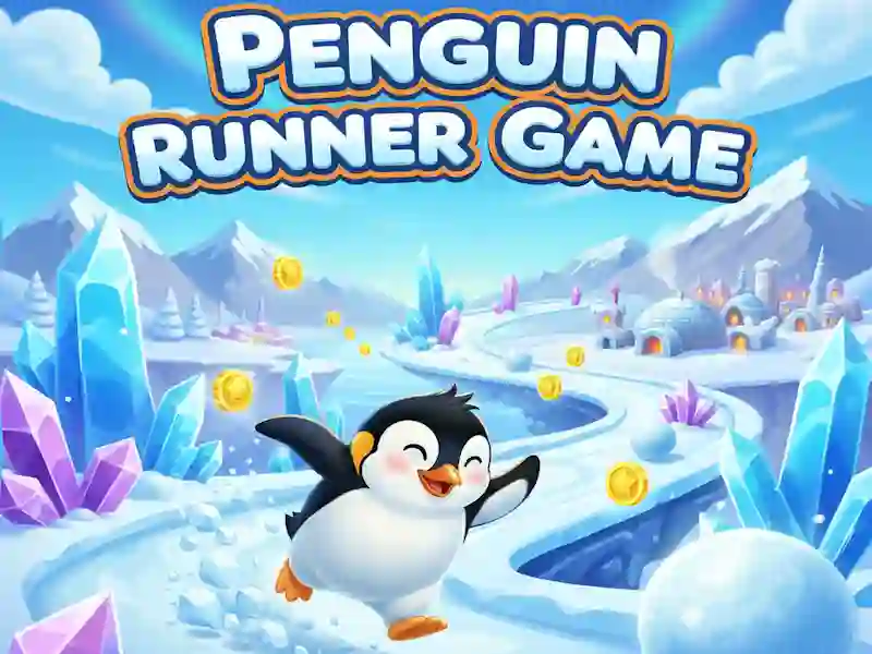 Игра Penguin Runner Game онлајн