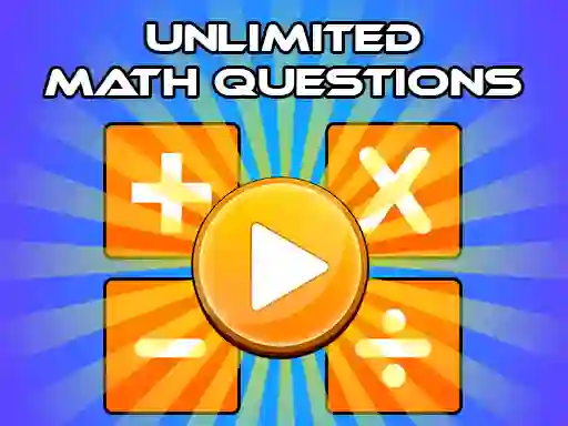 Игра Unlimited Math Questions онлајн