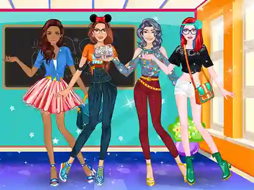 Игра High School Dress Up For Girls онлајн