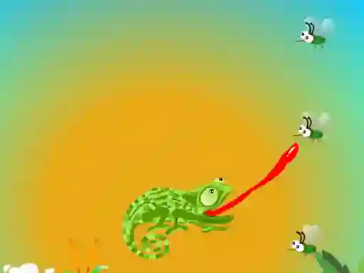 Игра Chameleon Want Eat онлајн