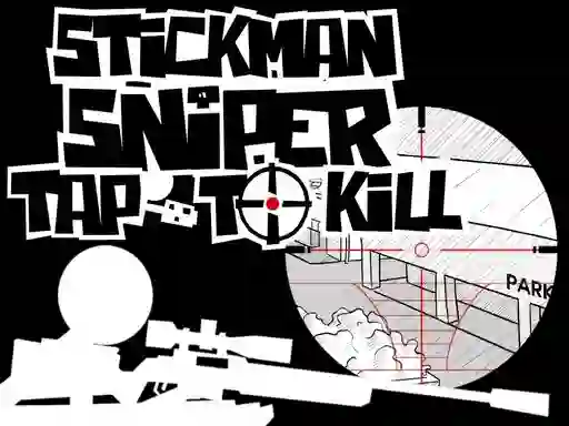 Игра Stickman sniper Tap to kill онлајн