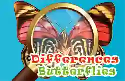 Игра Differences Butterflies онлајн