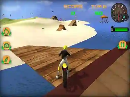 Игра Moto Beach Jumping онлајн