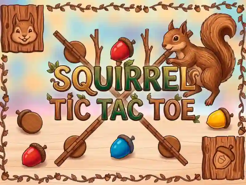 Игра Squirrel Tic Tac Toe онлајн