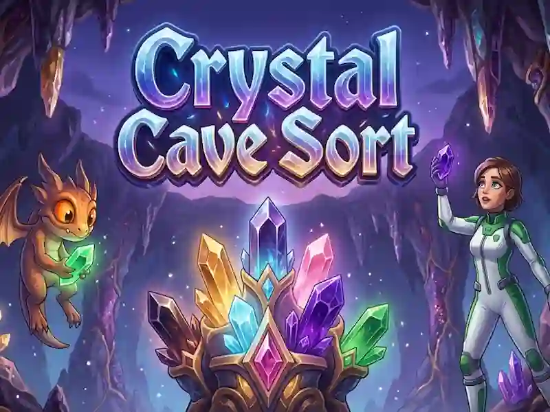Игра Crystal Cave Sort онлајн