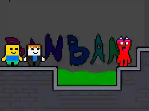 Игра NoobLox vs Garten 2 Player онлајн