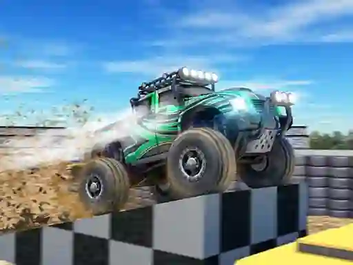 Игра 4x4 Monster Truck Driving 3D онлајн