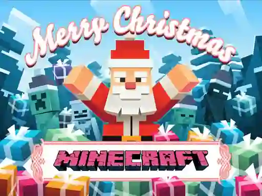 Игра MineCraft Christmas Jigsaw Puzzle онлајн