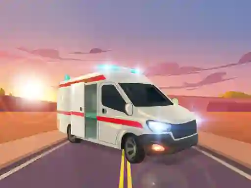 Игра Ambulance Traffic Drive онлајн