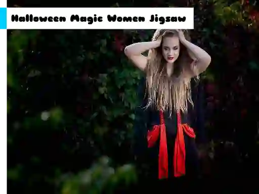 Игра Halloween Magic Women Jigsaw онлајн