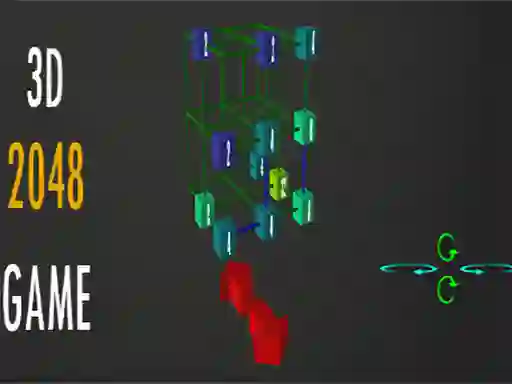 Игра 2048 - 3D онлајн