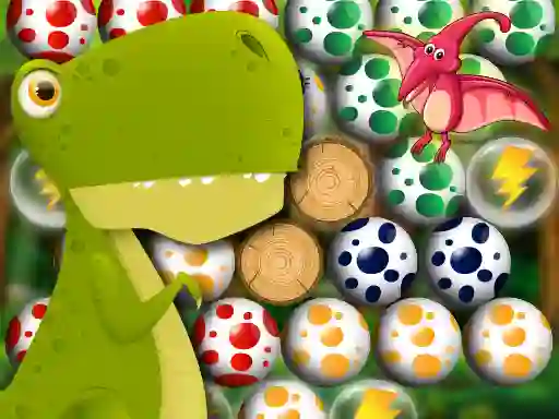 Игра Egg Shooter: Bubble Dinosaur онлајн