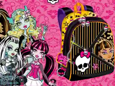 Игра Monster High Backpack Design онлајн