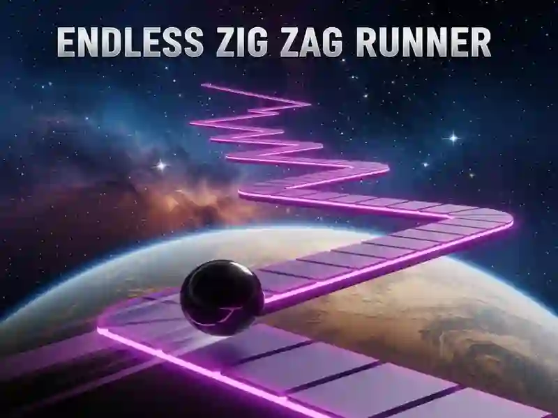 Игра Endless Zig Zag Runner онлајн