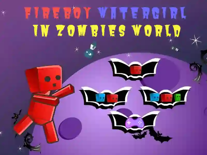 Игра Fireboy Watergirl In Zombies World онлајн