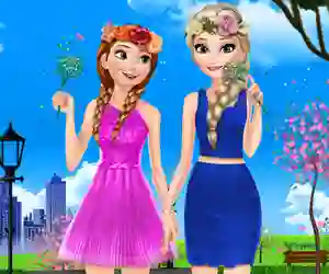 Игра Sisters Spring Day онлајн