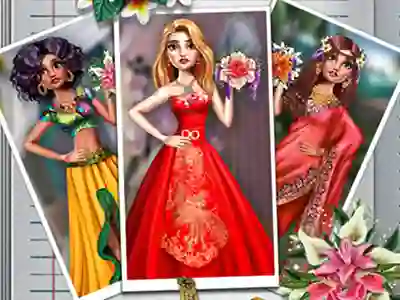 Игра Exotic Wedding Looks онлајн