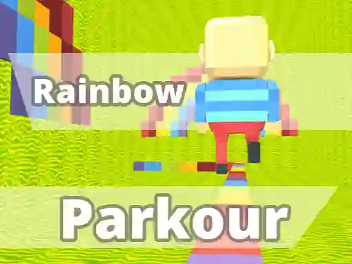 Игра KOGAMA Rainbow Parkour онлајн