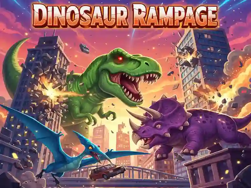 Игра Dinosaur Rampage онлајн