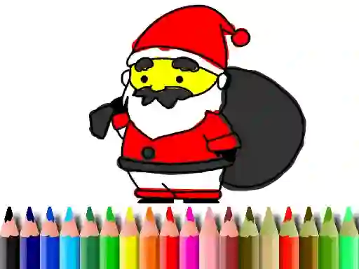 Игра Back To School: Santa Claus Coloring онлајн