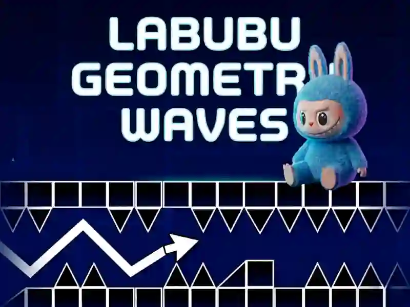 Игра Labubu Geometry Waves онлајн