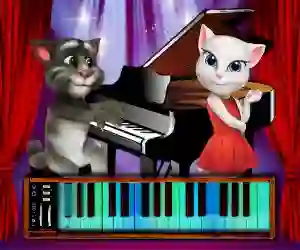 Игра Talking Tom Piano Time онлајн