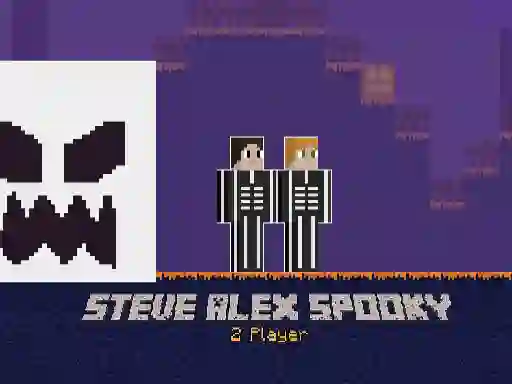 Игра Steve Alex Spooky 2 Player онлајн