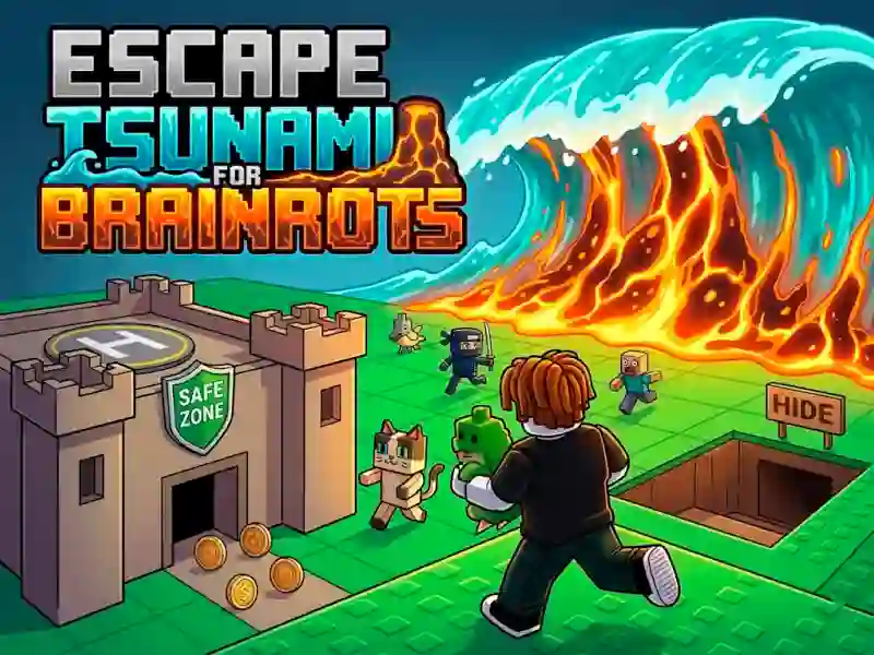 Игра Escape Tsunami for Brainrots онлајн