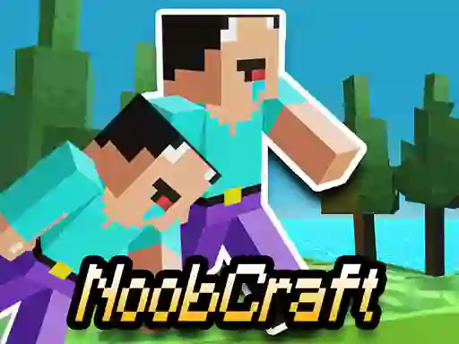 Игра Parkour Craft Noob Steve 2 онлајн