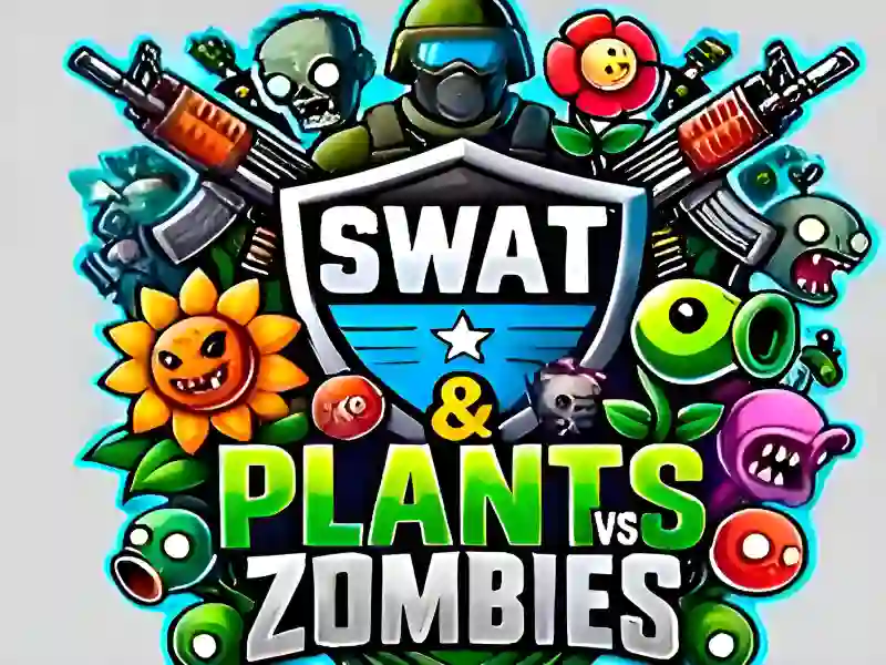 Игра SWAT & Plants vs Zombies онлајн