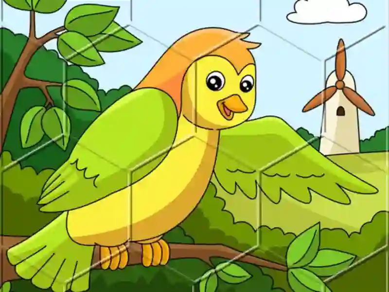 Игра Birds Hex Jigsaw онлајн
