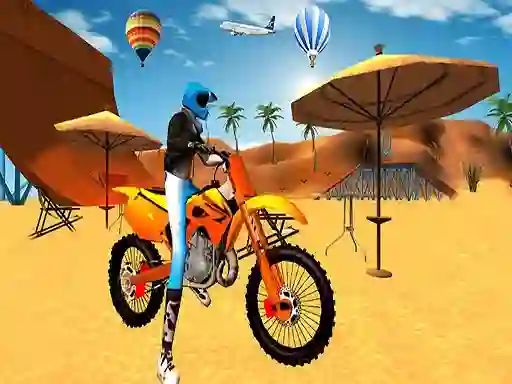 Игра Motocross Beach Game: Bike Stunt Racing онлајн
