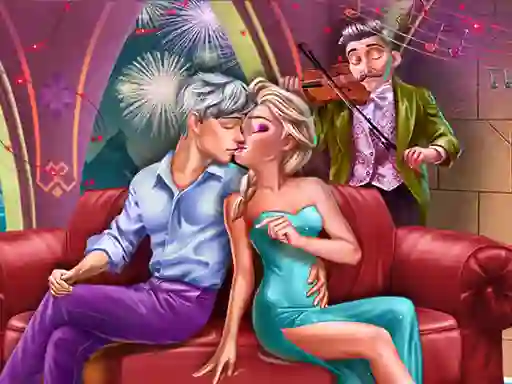 Игра Ice Queen Romantic New Years Eve онлајн