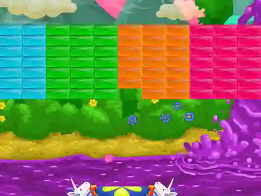 Игра Brick Breaker Unicorn онлајн