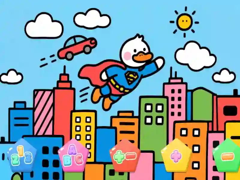 Игра Color By Code Super Duck онлајн