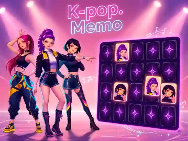 Игра K-pop. Memo онлајн