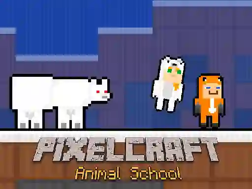 Игра PixelCraft Animal School онлајн