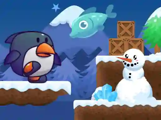Игра Penguin Fishing онлајн