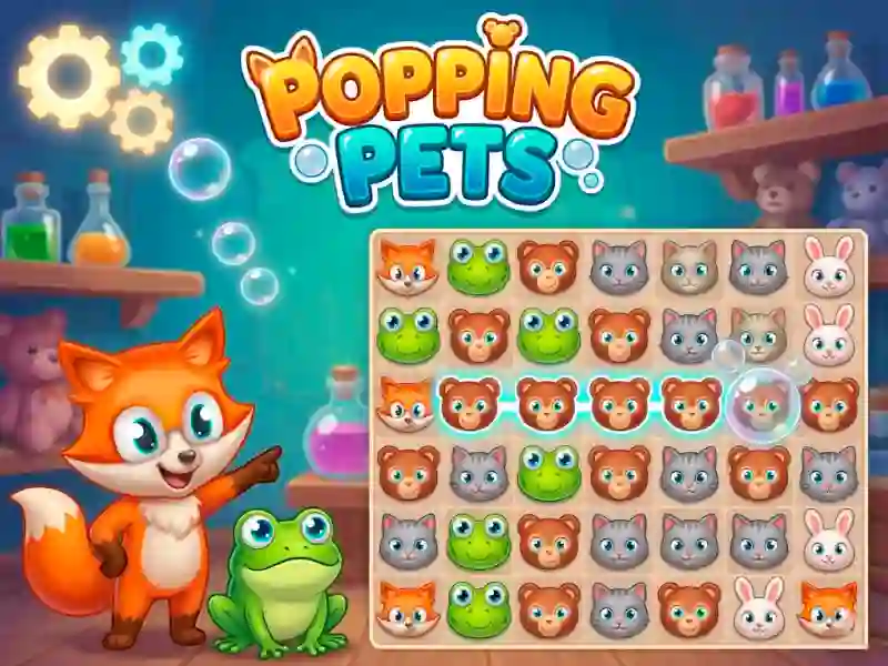 Игра Popping Pets онлајн