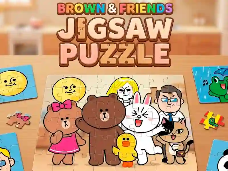 Игра Brown And Friends Jigsaw Puzzle онлајн