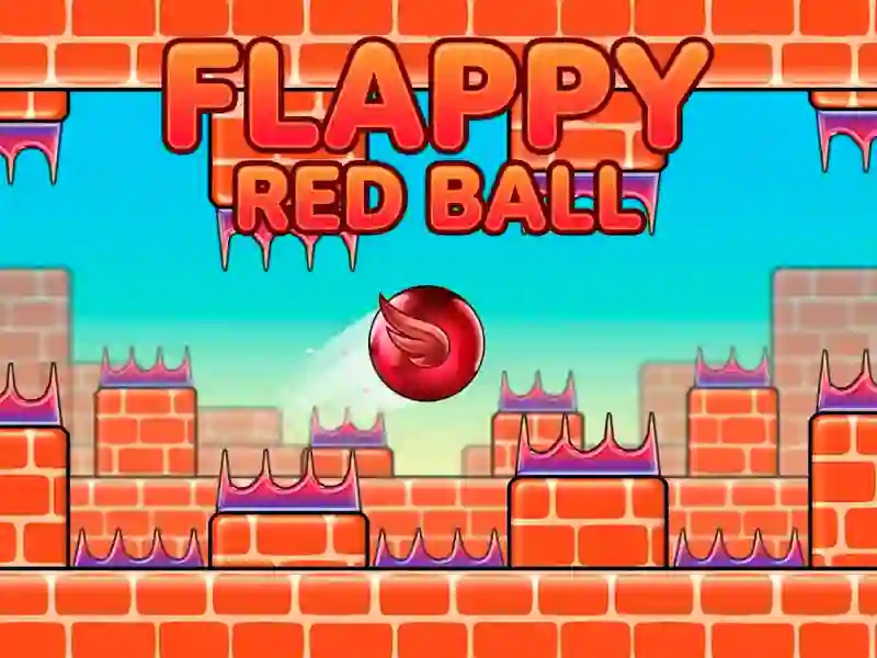 Игра Flappy red ball онлајн