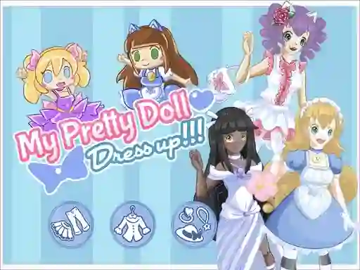 Игра My pretty doll : Dress up онлајн