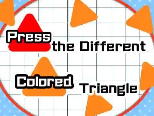 Игра Press The Different Colored Triangle онлајн