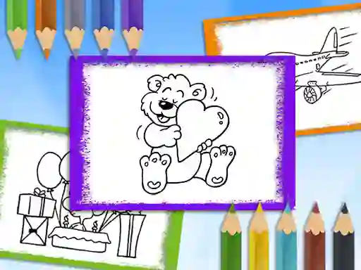 Игра Cartoon Coloring Book онлајн